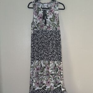 Kaktus Floral Sleeveless Maxi Sundress